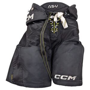CCM Tacks AS-V Ice Hockey Pants Black Junior Medium Protective Gear Used